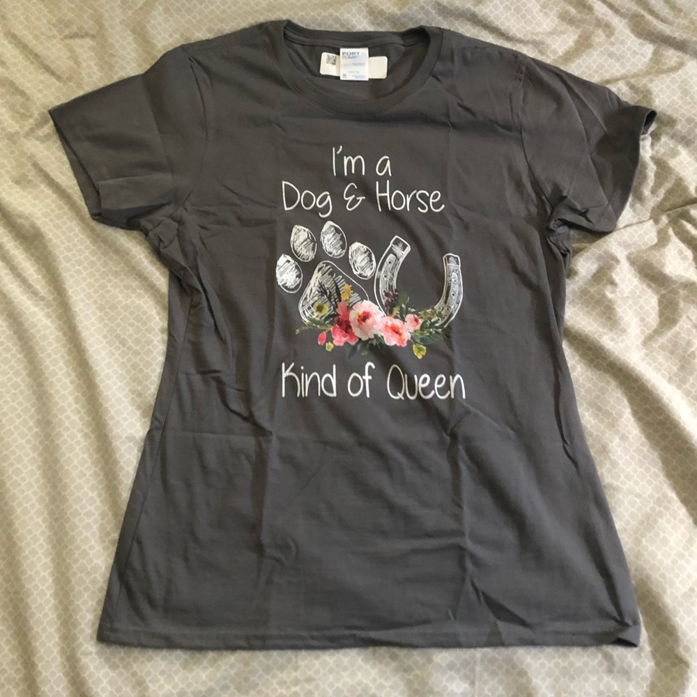 Horse & Dog Kind of Queen T-shirt.